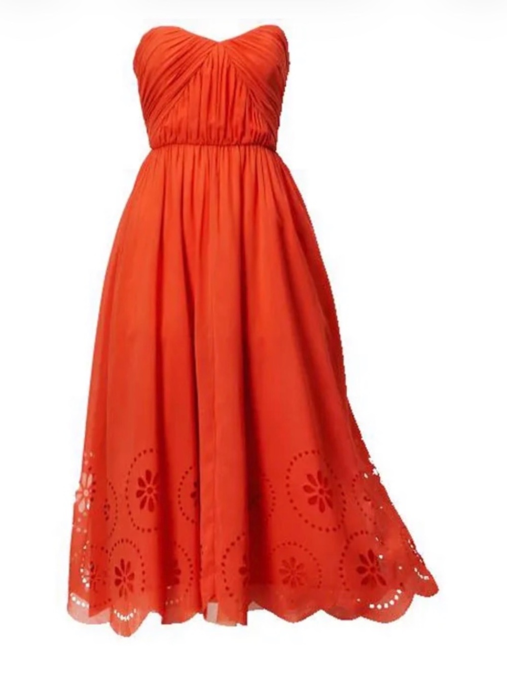 Perfect Summer Dress H&M Orange size 6 NWT